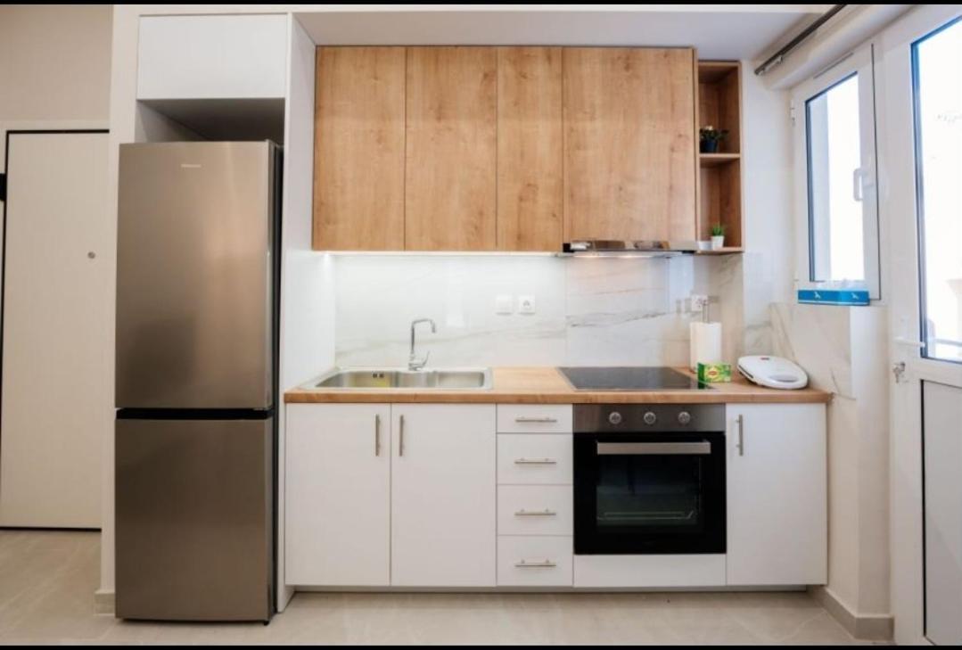 Brand New Apartment Nearby Metro Athene Buitenkant foto