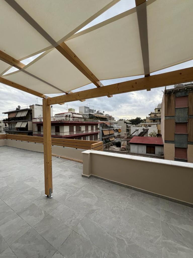 Brand New Apartment Nearby Metro Athene Buitenkant foto