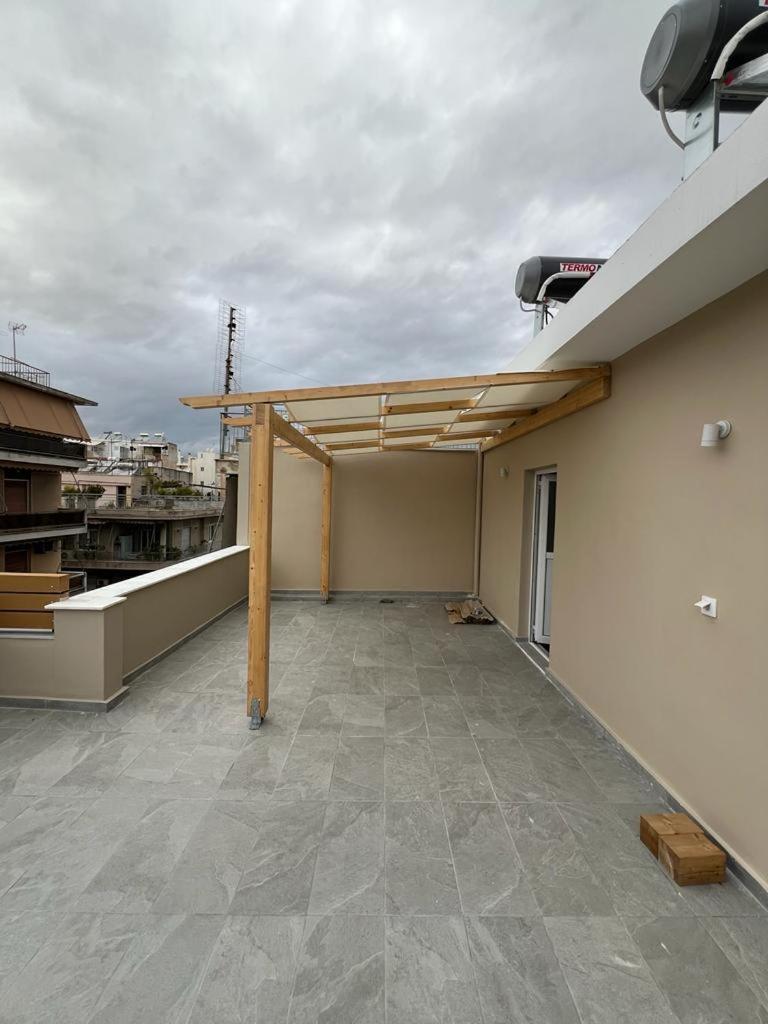 Brand New Apartment Nearby Metro Athene Buitenkant foto